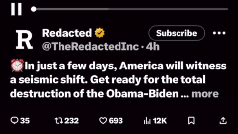 Redacted (X) In A Few Days, Donald Trump 2.0 Ushers In A Seismic Shift in America