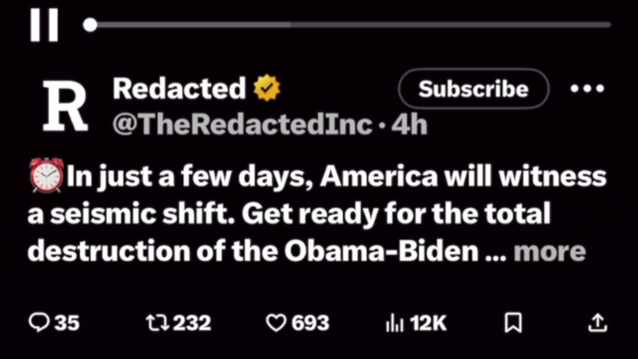 Redacted (X) In A Few Days, Donald Trump 2.0 Ushers In A Seismic Shift in America