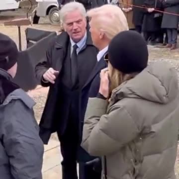 President Trump and First Lady Melania arrive in North Carolina.
