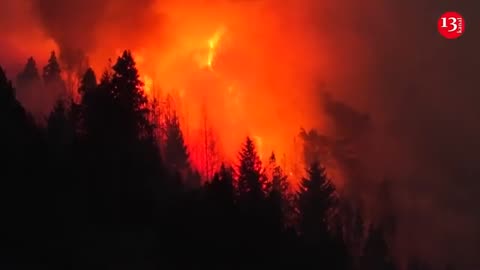 Wildfires continue burning Argentina's Patagonia forests