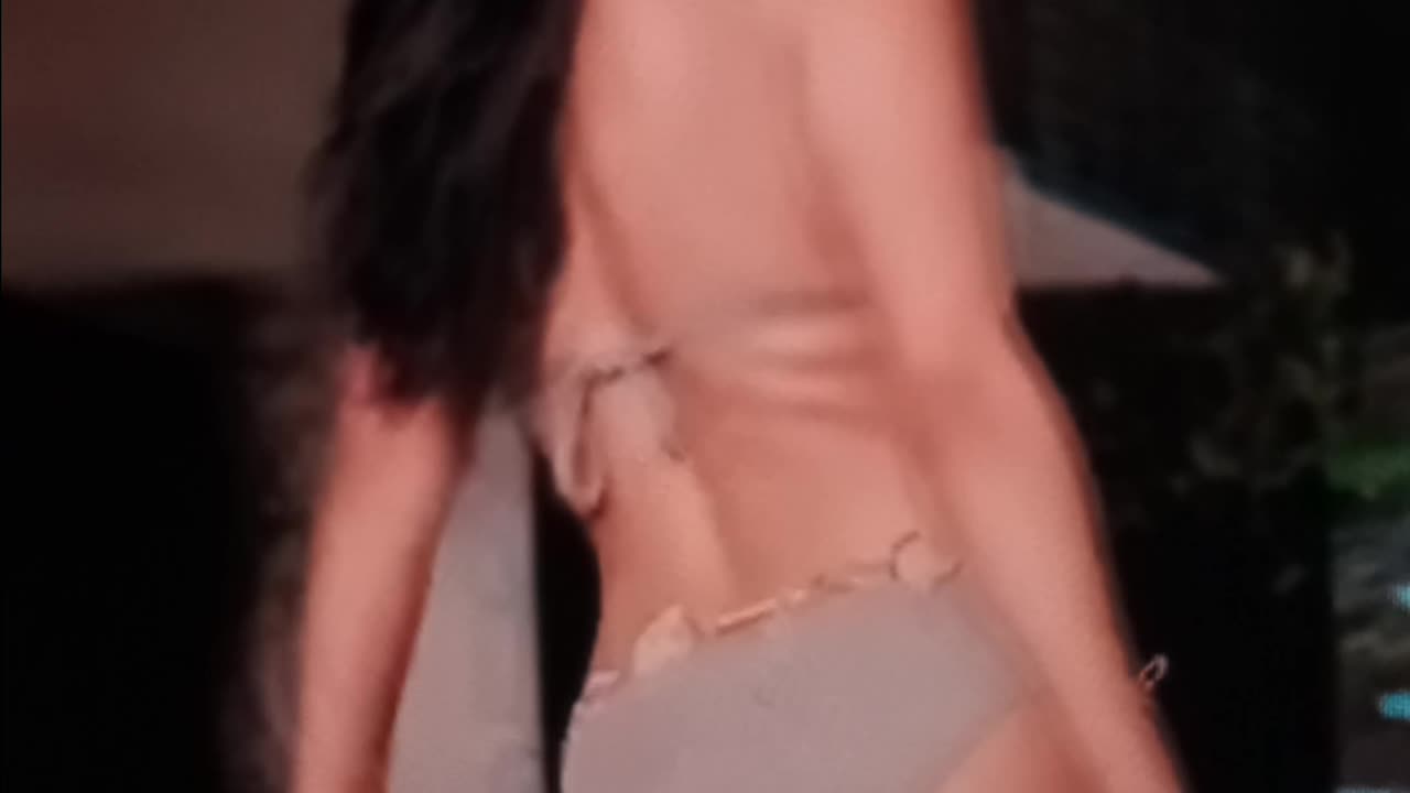 Cute swimwear modeling