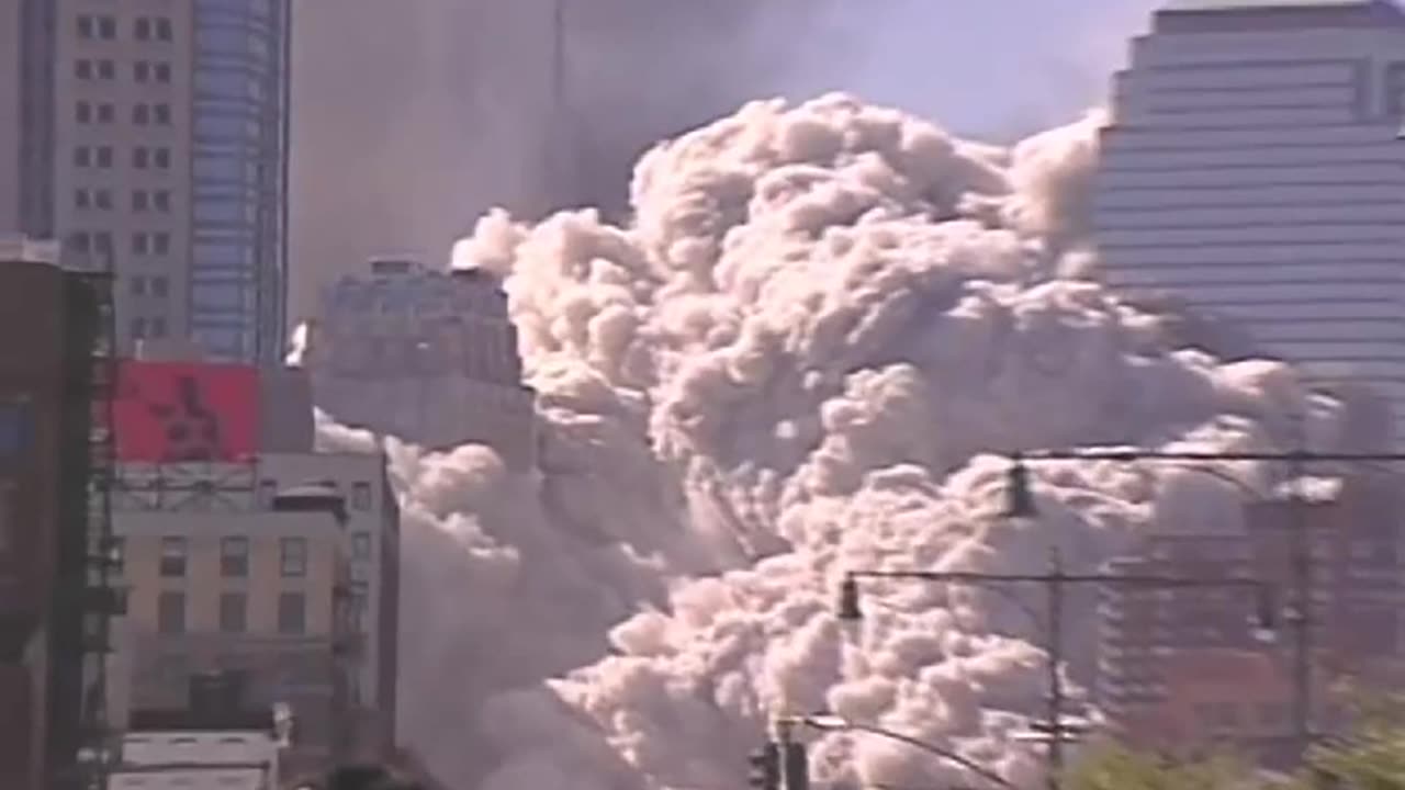 911 North Tower WTC 1 Core Implosion Examined Ultraslow Frame By Frame