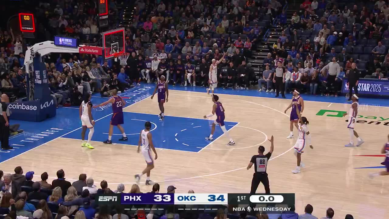 NBA - Isaiah Joe drills it from deep to end the 1Q 🎯