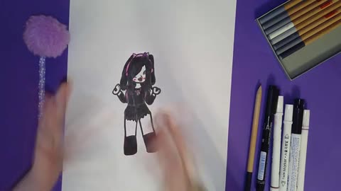 How to Draw UwUCuteSingle Roblox Avatar