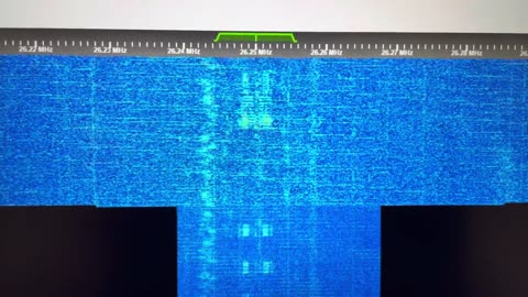 27.045 RCRS SRD Tones, Data, ISM Signals + Russian Voice Comms On 27.040 USB [G8JNJ SDR]