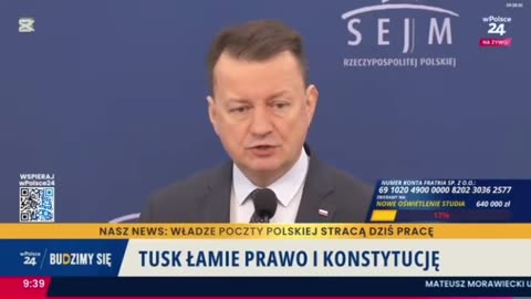 🚨 @mblaszczak : "Tusk bezczelnie łamie prawo i konstytucję!" ⚖️❌