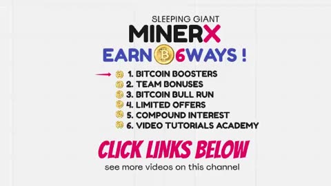 MINERX MINER X - NIETS BETERS TE VINDEN - AI MINING VAN ECHTE BITCOIN - TOP TEAM ROB BUSER