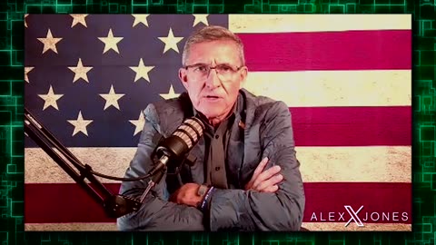 BREAKING General Flynn Shares With Alex Jones Credible High-Level Intel