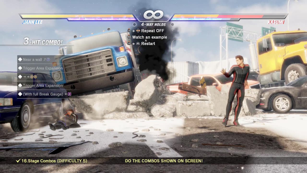 DOA6 Jann Lee Combo Challenge