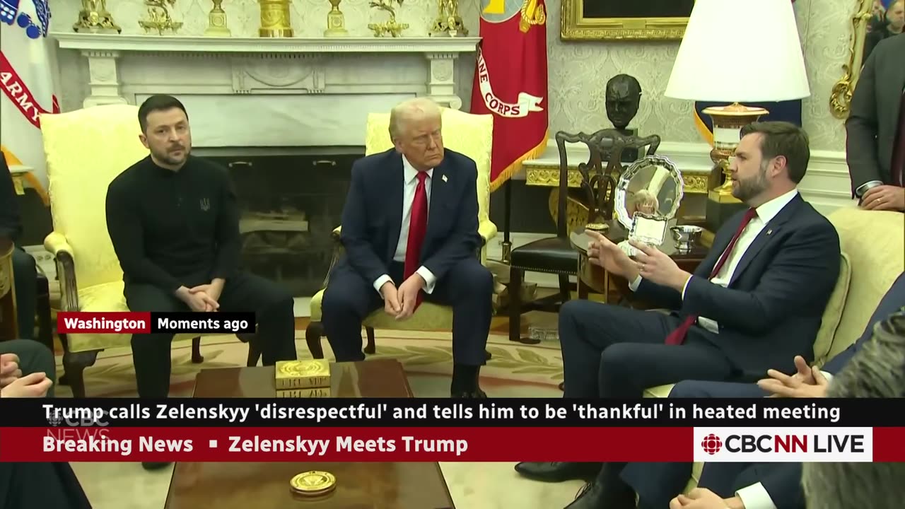 Trump Vance GET HEATED with Zelensky at Oval Office!!