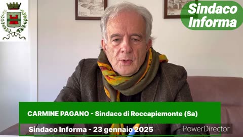 Roccapiemonte (SA) - Aggiornamenti dal sindaco Pagano (23.01.25)