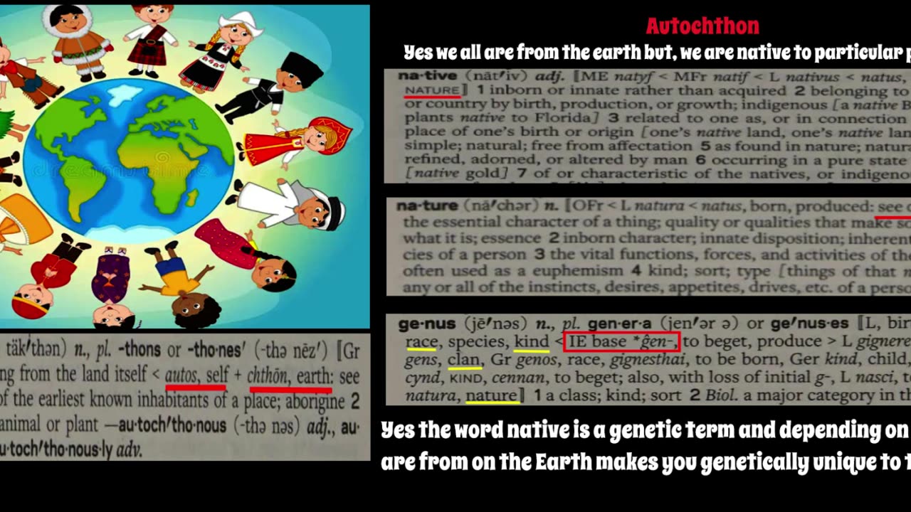 Yes we are all from earth...but!