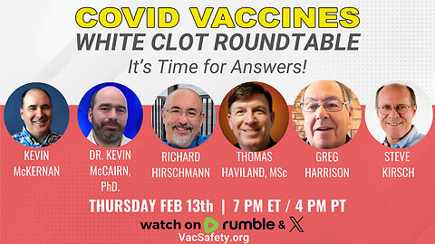 Covid Vaccines - White Clot Roundtable