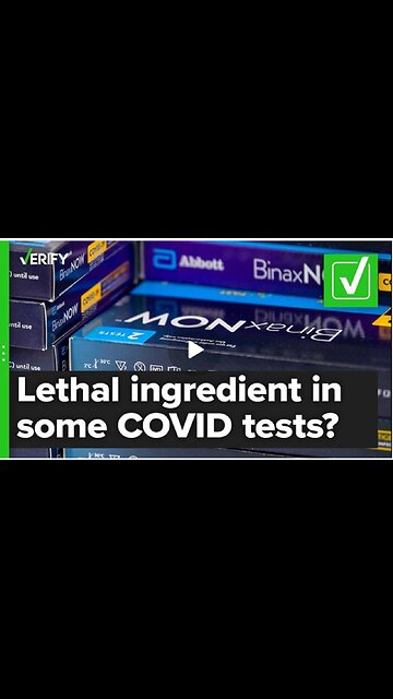 SODIUM AZIDE FOUND | ☠ IN HOME COVID TESTING KITS