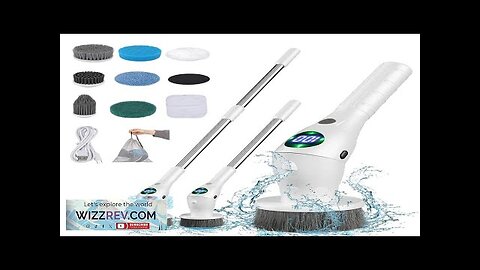 8 in 1 Multifunctional Wireless Cleaning Brush 2500mAh Type-C USB Rechargeable 450RPM Review