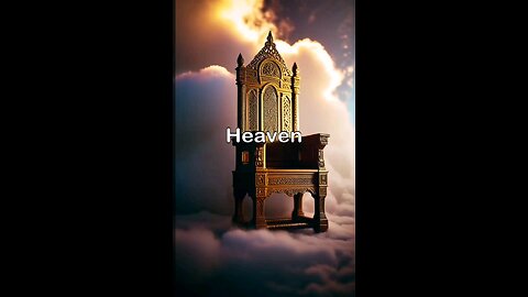 Heaven is God's throne