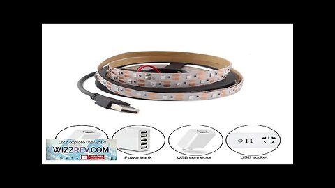 USB Led Strip Light 5V 2835 Warm White Cable Tape Diode USB Review