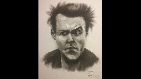 1-28-25 45-minute Portrait Charcoal Drawing