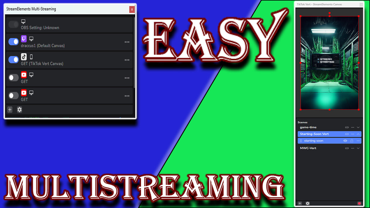 Multi-streaming made easy, tiktok included