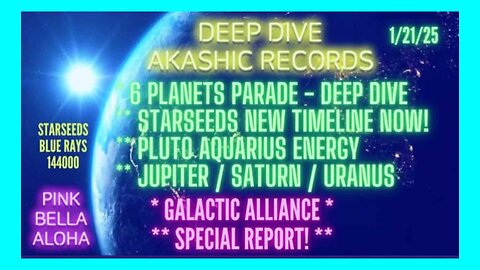 6 PLANETS Parade * STARSEEDS GALACTIC Alliance Update * New TIMELINE Now! * JUPITER * PLUTO * SATURN