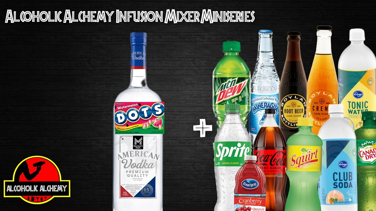 Alcoholic Alchemy Infusion Mixer Miniseries: Watermelon Dots Vodka