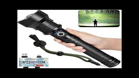 Cinlinso Flashlights High Lumens Rechargeable 990000 Lumens Super Bright Led Flashlight Review