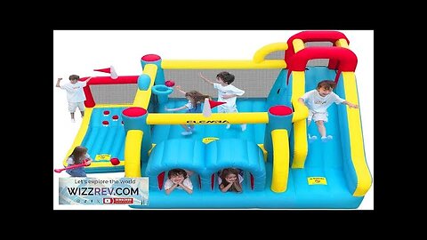 ELEMARA 7 in 1 Big Inflatable Bounce House 15x12’XL Golf Inflatable Bouncer Review