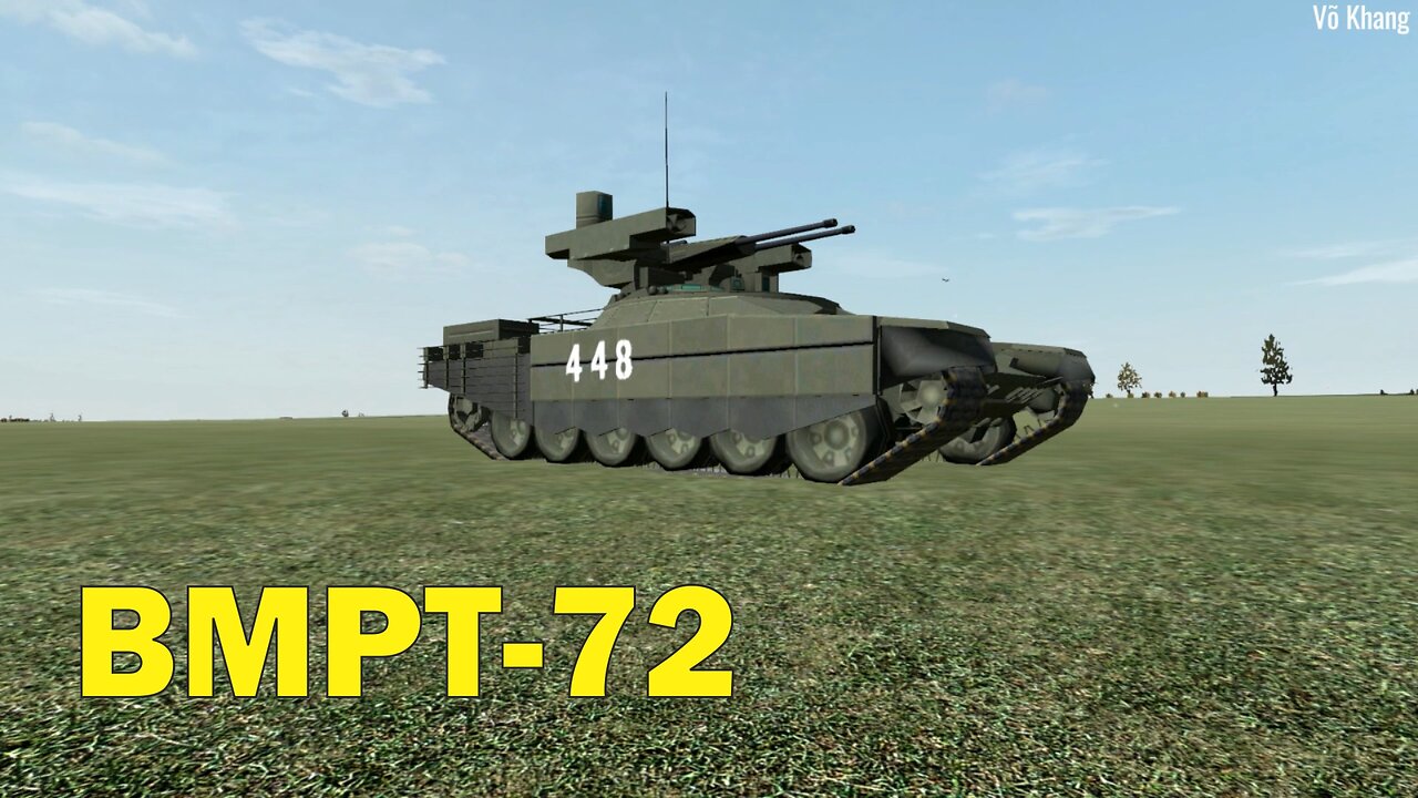 BMPT-72 Russian Army Guard Combat Vehicle