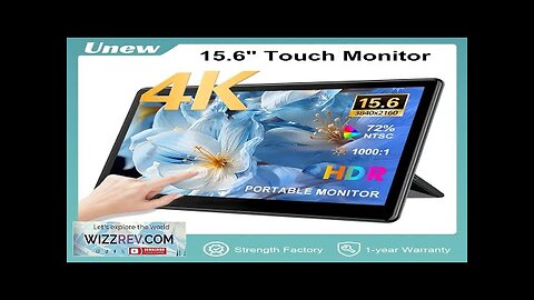 Unew 15.6 inch 4K Portable Monitor IPS 3840x2160 UHD External Screen Mobile Review