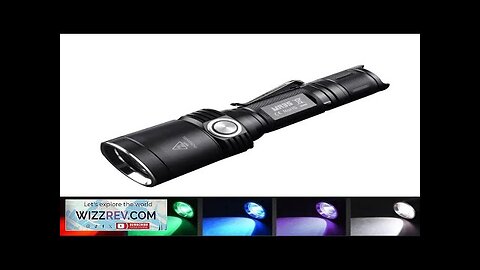 Fitorch MR35 XP-L2 1200Lumens 5lightcolors Rechargeable Portable UV LED Flashlight Review