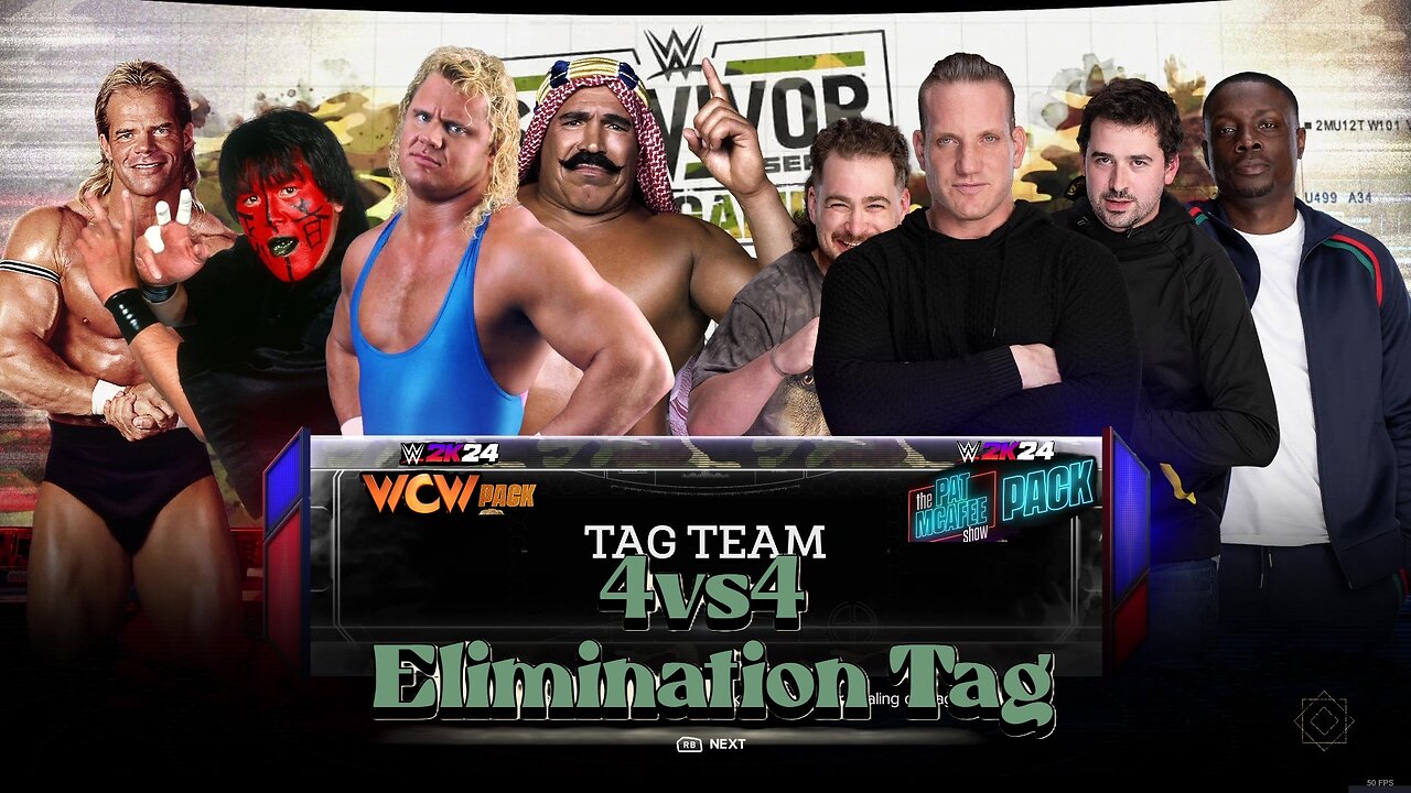 WWE 2k24 4vs4EliminationTag WCW Pack vs Co Hosts