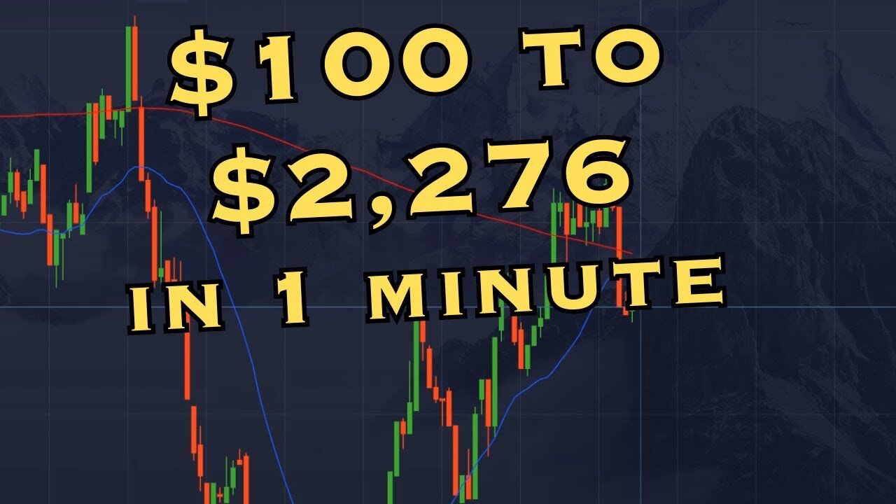 $100 to $2,276 in 1 minute