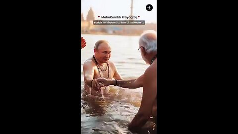 PM_Modi___Russian_President_at_Mahakumbh_2025_–_A_Historic_AI_Visualization