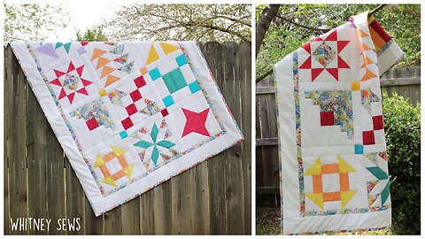 Sampler Quilt - 12 Simple to Make Blocks