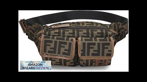 FENDI Pre-Loved Brown Zucca Canvas Belt Bag BrownThis Fendi belt bag is rendered in Review