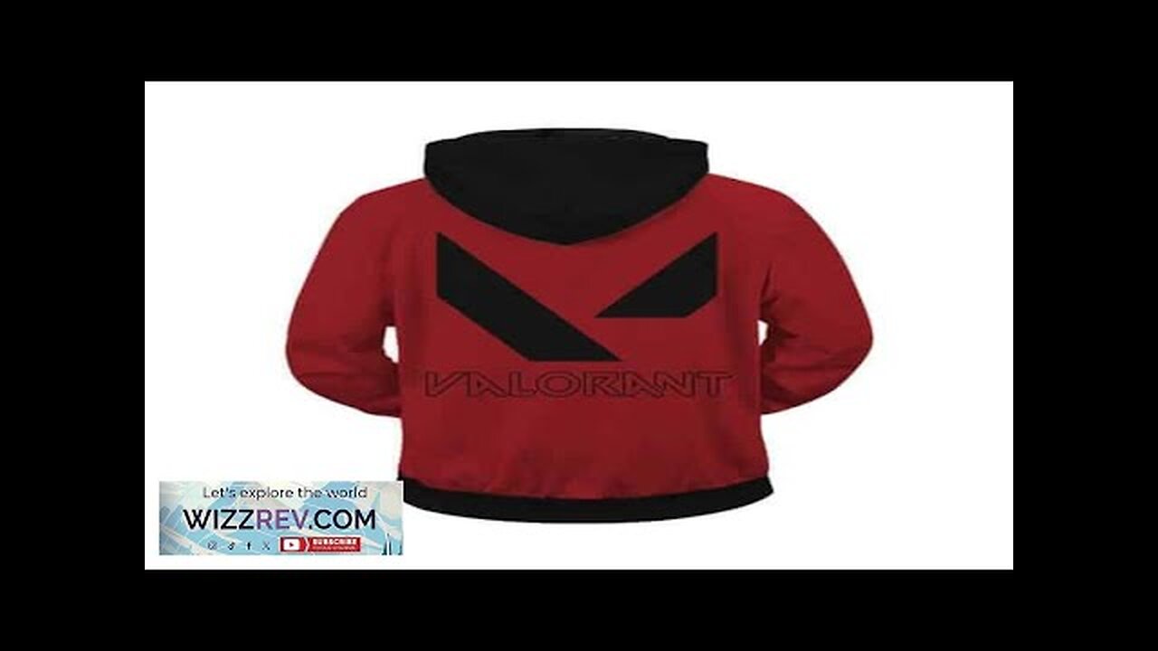 Valorant Femme Fatale Duelist Jett Cool Red Zip Up Hoodie Review