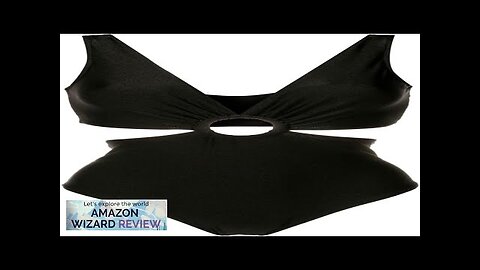 ADRIANA DEGREAS Timeless Cut -Out Swimsuit With HoopAdriana Degreas updated her statement Review