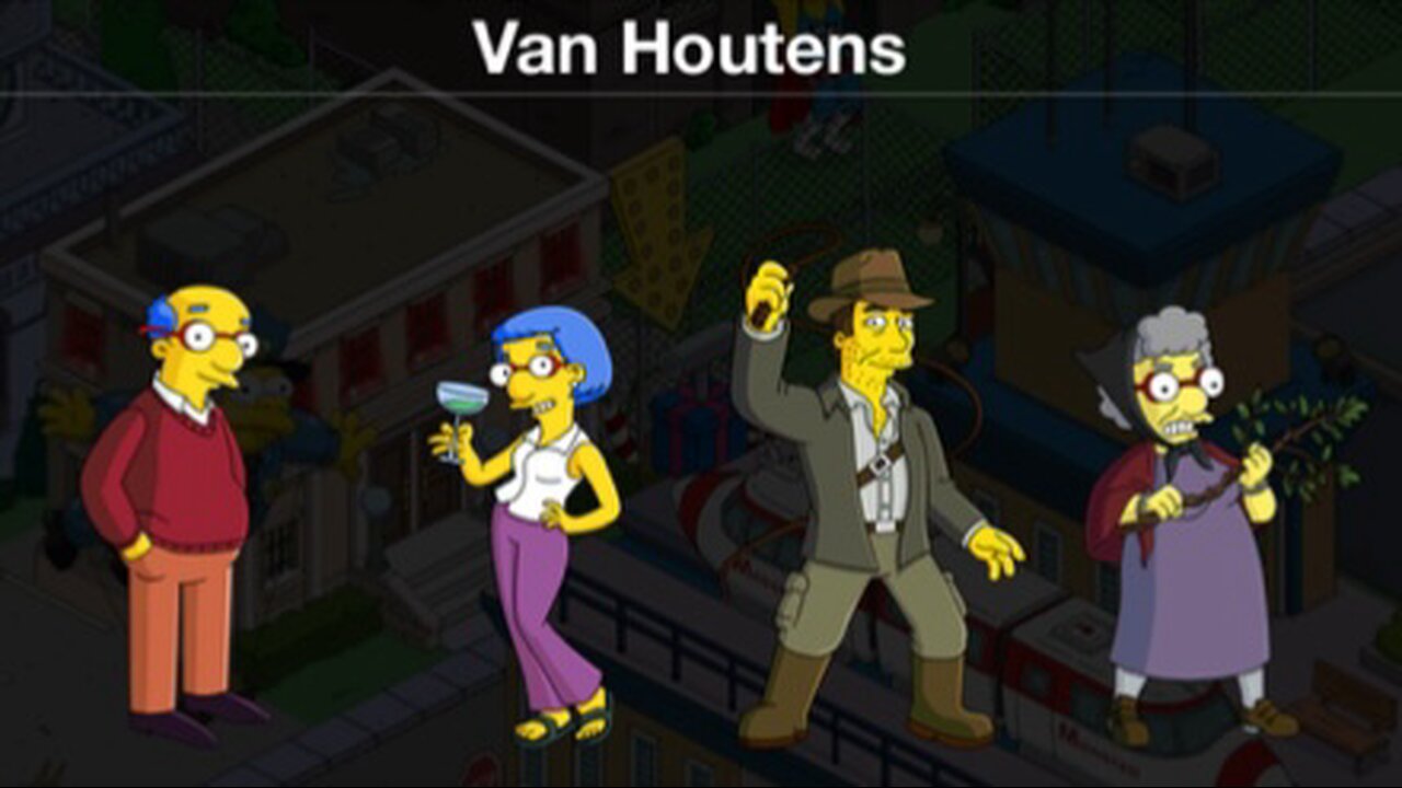 Simpsons Tapped Out Character Reviews #14: The Van Houtens