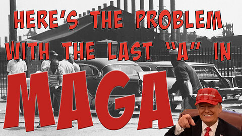 Kanye Was Right!: Here's the Problem with the Last "A" in MAGA.... Golden Age for Who?