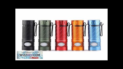 Convoy S21E SST40 SFT40 519A LED Flashlight Linterna Type-C Rechargeable 21700 Battery Review