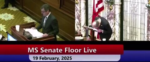 BREAKING: Mississippi's Lt. Gov Delbert Hosemann, has collapsed on the Senate floor