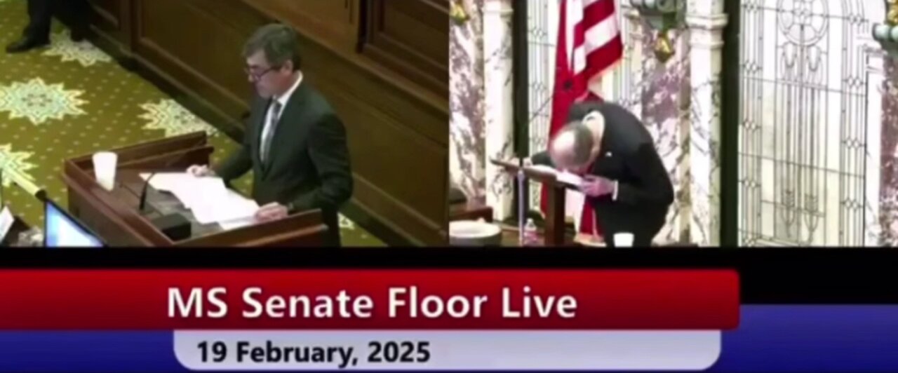 BREAKING: Mississippi's Lt. Gov Delbert Hosemann, has collapsed on the Senate floor
