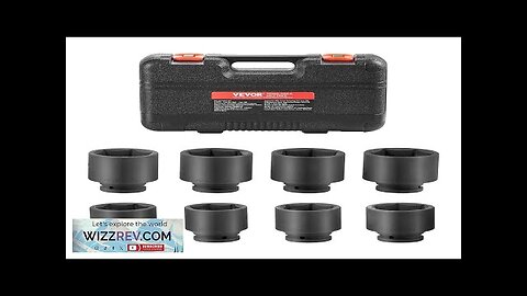 VEVOR Axle Nut Impact Socket Set 3/4" Drive 6-Point 8PCS SAE Spindle Review