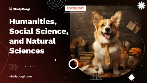 Humanities, Social Science, and Natural Sciences - Essay Example