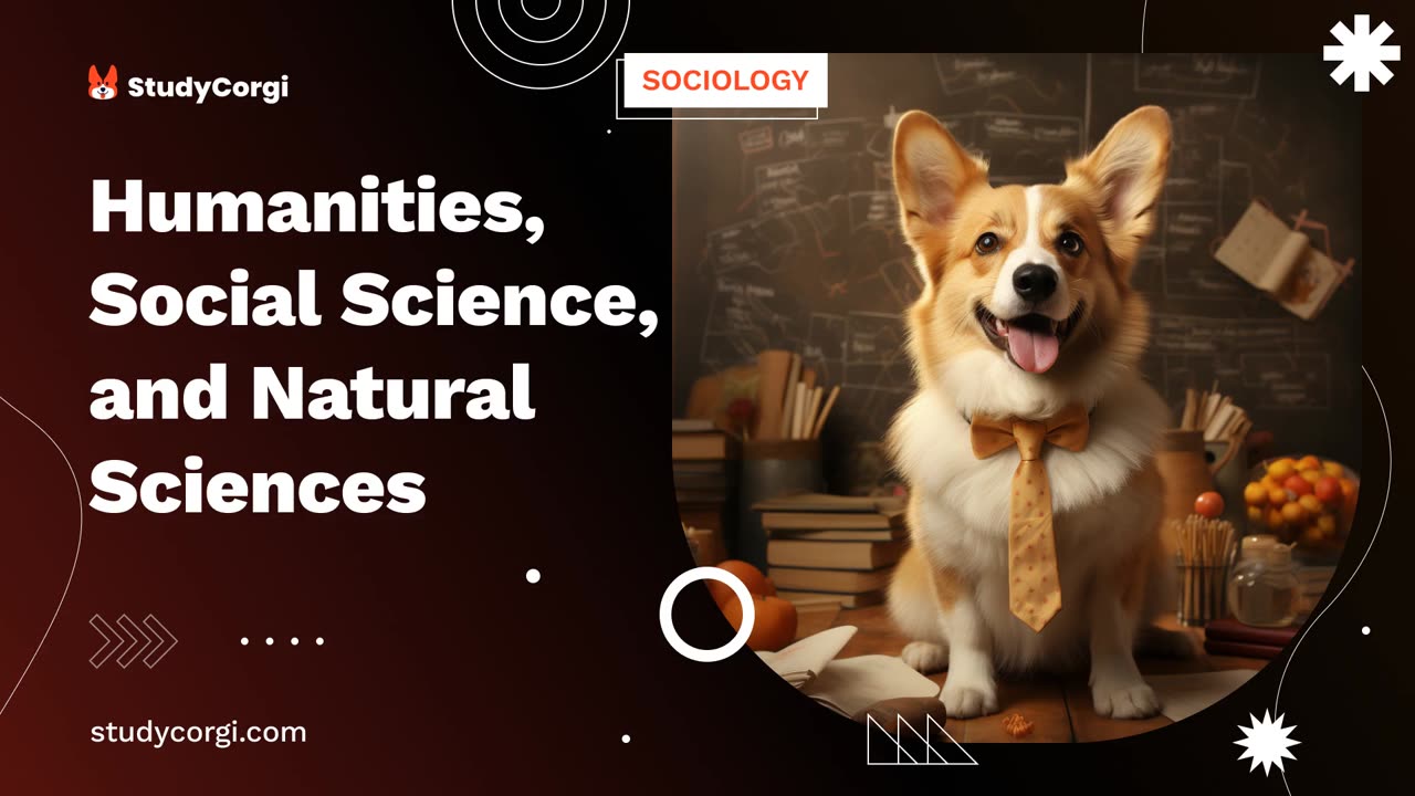 Humanities, Social Science, and Natural Sciences - Essay Example