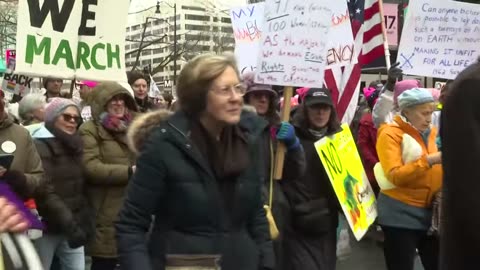 🚩Thousands gather in D.C. for a protest march 👀 Eyes on for potential violence