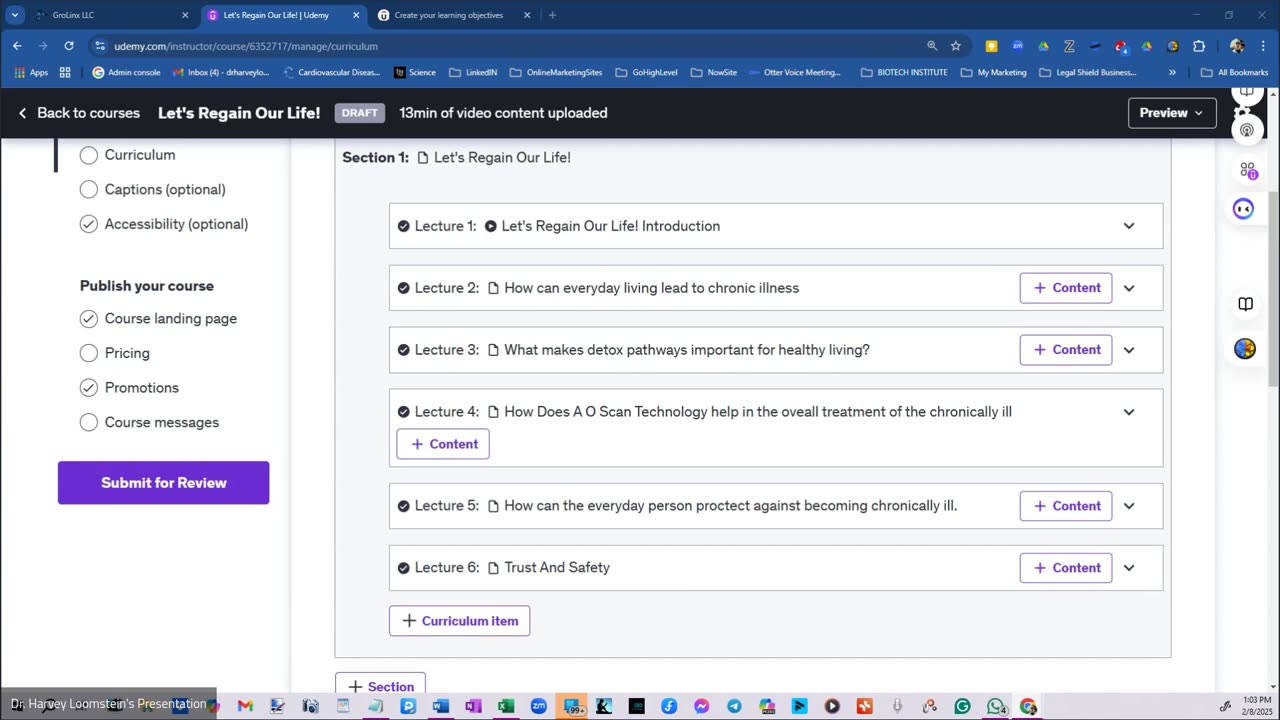 Let's Regain Our Life! P