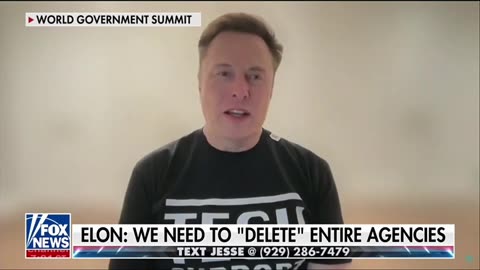 Elon Musk: We Need To Delete Entire Agencies