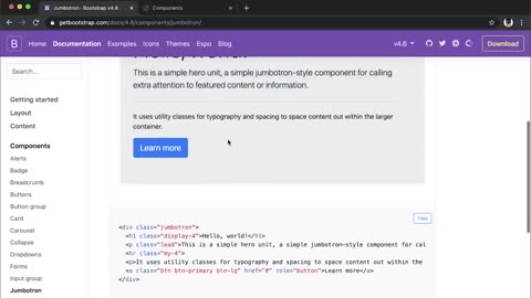 31 Bootstrap - Components _ Web Development Course _ Lecture 17