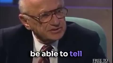 Milton Friedman: Public schools Should Not Be in a Monopoly Position